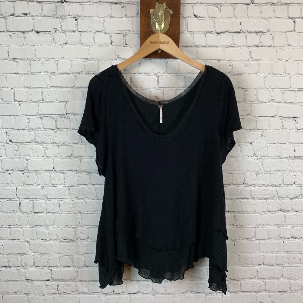 Free People Short Sleeve Top - Picture 3 of 8
